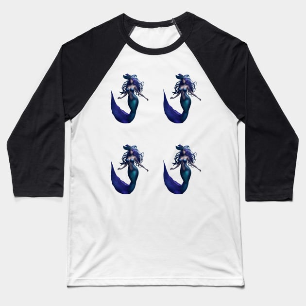 Sirenas Baseball T-Shirt by MGRCLimon